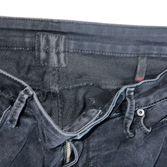 RtA Women’s Black Distressed Skinny Jeans Road to Awe size 29 - Picture 5 of 10
